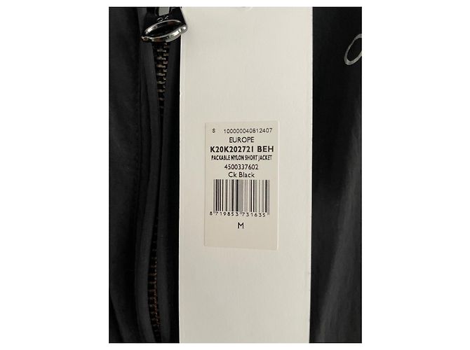 Packbare Windbreaker-Jacke von Calvin Klein Schwarz - Ansicht 7