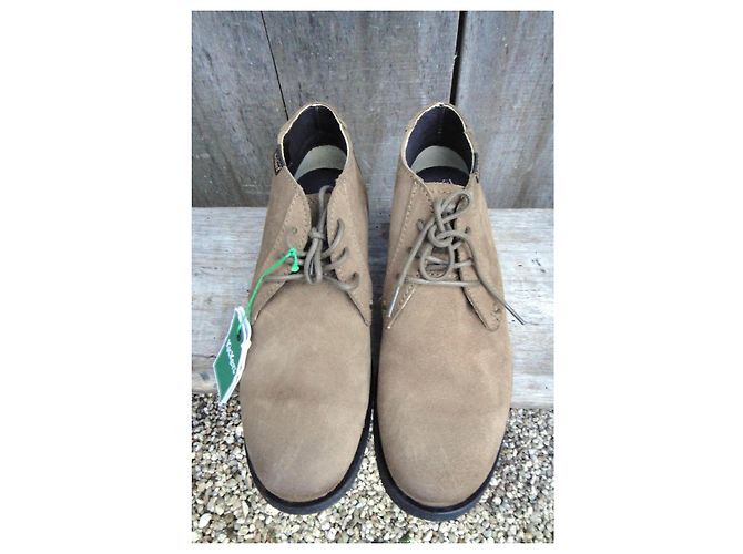 Autre Marque Kickers Jazzy Boots Beige Leather - view 3