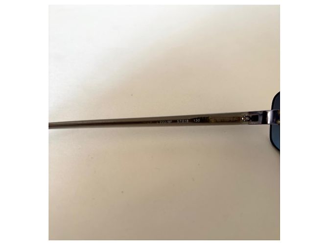 Occhiali da sole Chanel Blue Silver Rimless 4067 Argento Blu - vista 7