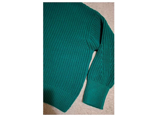 Tommy Hilfiger Suéter verde con botones - vista 13