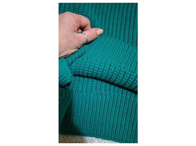 Tommy Hilfiger Suéter verde con botones - vista 14