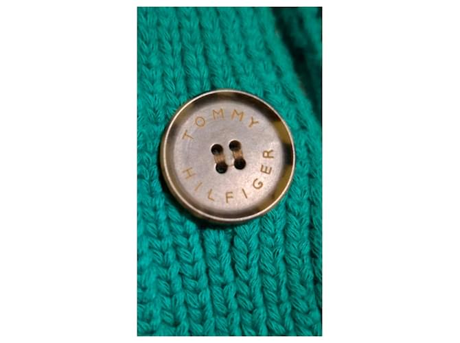Tommy Hilfiger Suéter verde con botones - vista 9