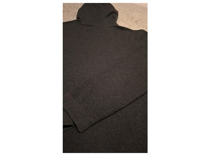 Felpa con cappuccio Nike uomo grigia cotone Grigio - vista 14