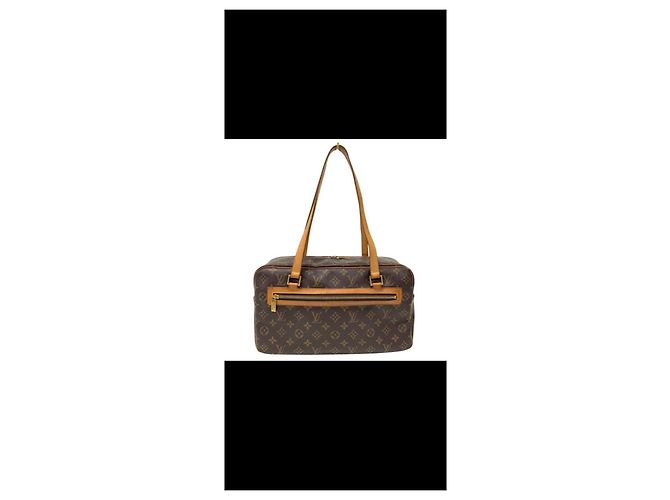 Borsa Cité Louis Vuitton in Tela Monogramma Marrone - vista 3