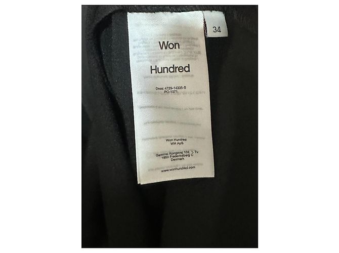 Ebba Kleid Won Hundred Schwarz - Ansicht 8