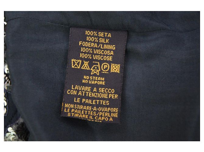 Luisa Spagnoli Sequin Jacket Blue - view 8