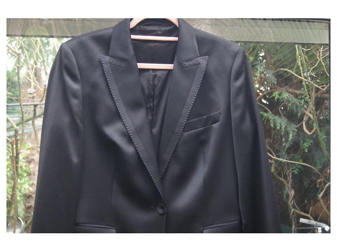Giacca Smoking Hugo Boss Nera Donna 44 FR Nero - vista 2