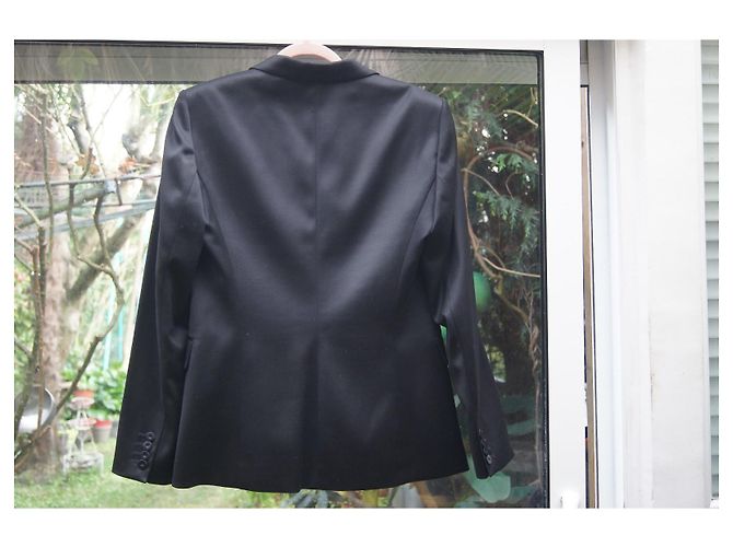 Giacca Smoking Hugo Boss Nera Donna 44 FR Nero - vista 3