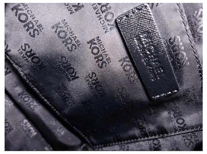 Borsa Tote Michael Kors Jet Set Viola Lilla Stelle Nero Multicolore Porpora Lavanda - vista 5