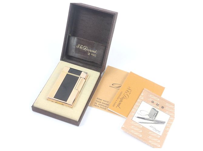 Autre Marque Dupont Line 1 Long Lighter Black - view 2