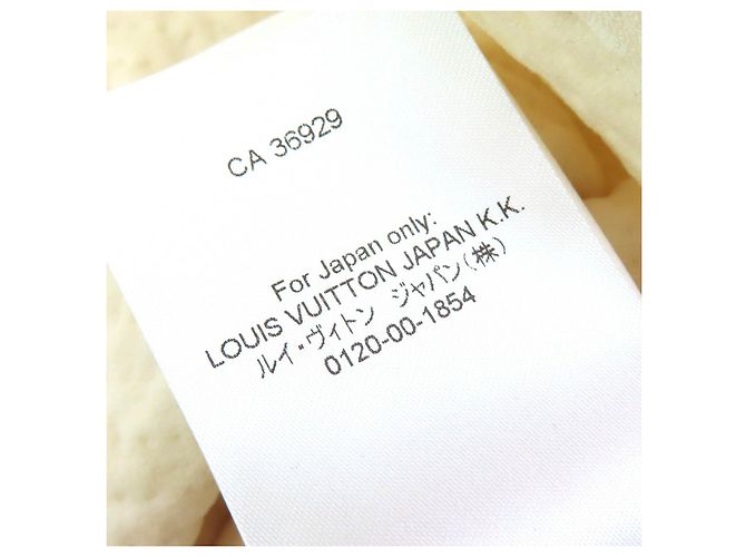 Louis Vuitton Crinkle Kurzarm Strick-Nylon-Oberteil Gelb - Ansicht 10