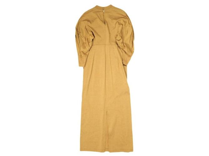 Autre Marque Vestido de jersey de algodón Mame Kurogouchi Castaño - vista 2