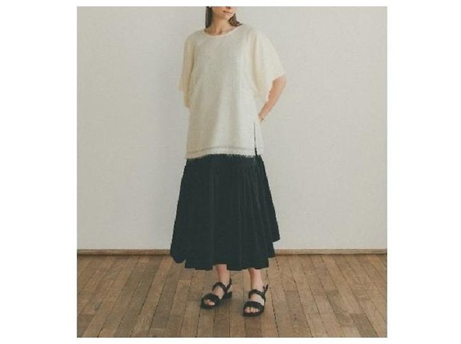 Autre Marque BLUSAS FRANJADAS FLUFFY CLANE Blusas de poliéster Branco - vista 4