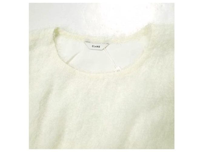 Autre Marque BLUSAS FRANJADAS FLUFFY CLANE Blusas de poliéster Branco - vista 7