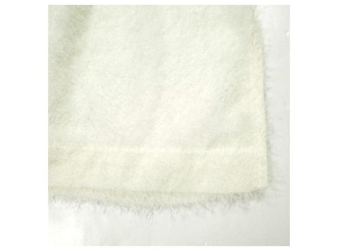 Autre Marque BLUSAS FRANJADAS FLUFFY CLANE Blusas de poliéster Branco - vista 9