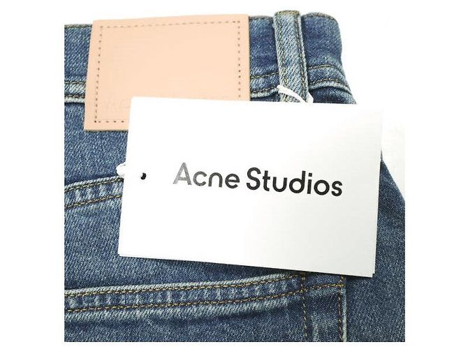 Pantalones de denim azul medio Melk de Acne Studios - vista 4