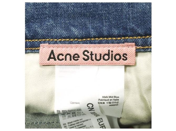 Pantalones de denim azul medio Melk de Acne Studios - vista 5