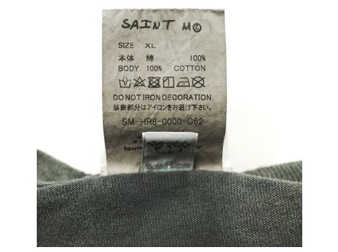 Autre Marque Camiseta de algodón Saint Michael SW_SS Negro - vista 10