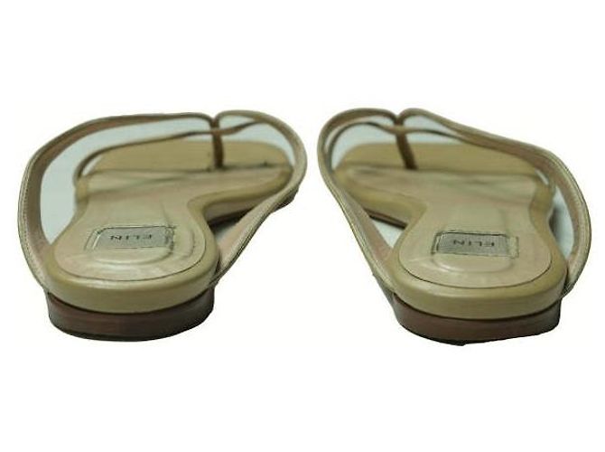 Autre Marque Sandali Elin in pelle Beige - vista 5