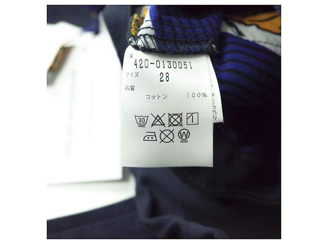Autre Marque ATELIER BEAUREPAIRE JOSEPH PANT Canvas-Hose Blau Marineblau - Ansicht 10