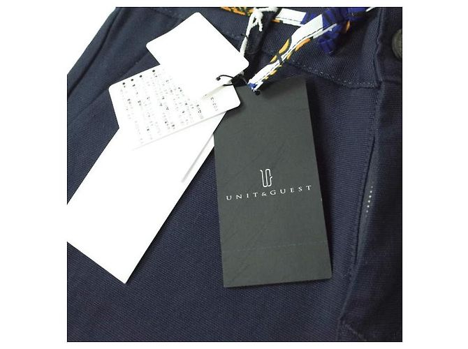 Autre Marque ATELIER BEAUREPAIRE JOSEPH PANT Canvas-Hose Blau Marineblau - Ansicht 3