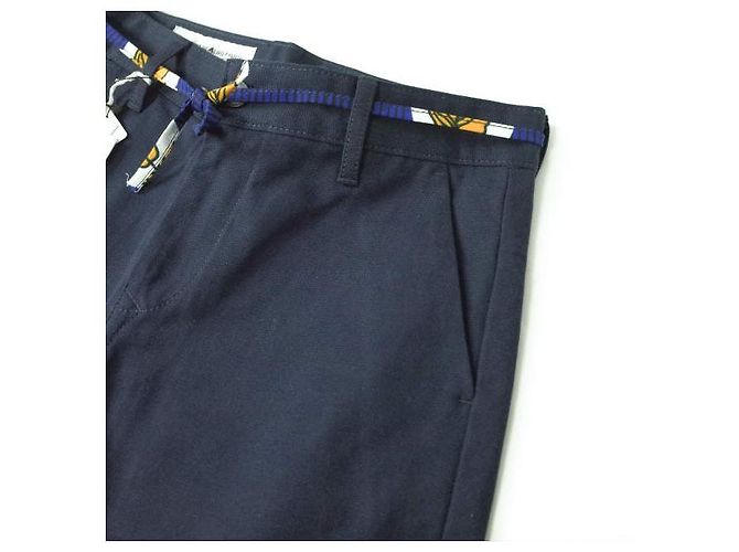 Autre Marque ATELIER BEAUREPAIRE JOSEPH PANT Canvas-Hose Blau Marineblau - Ansicht 6