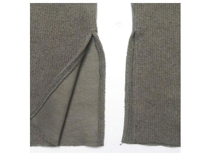 Autre Marque d'un a dix Baumwoll-Polyester-Hose Grün Khaki - Ansicht 7