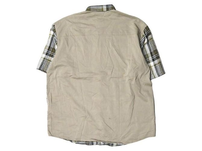 Autre Marque Camicia a maniche corte in misto cotone INFLUENCE x 417 EDIFICE Marrone - vista 2