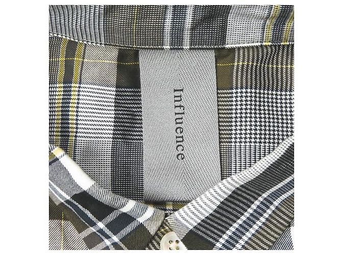 Autre Marque Camicia a maniche corte in misto cotone INFLUENCE x 417 EDIFICE Marrone - vista 3