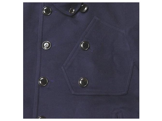 Autre Marque Abrigo de lana Melton N.HOOLYWOOD COLLECTION LINE Púrpura - vista 6
