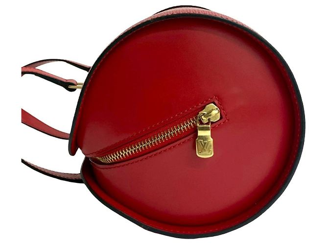 Borsa a mano Soufflot in pelle Epi Louis Vuitton Rosso - vista 6