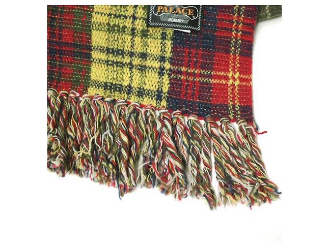 Autre Marque Palace × Beams Plus BLANKET Wool Nylon Blanket Limited Red - view 5