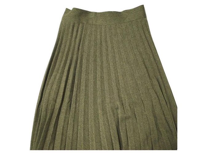 Autre Marque FALDA ENVOLVENTE CON PLEATS LEINWANDE DE POLIÉSTER Multicolor - vista 7