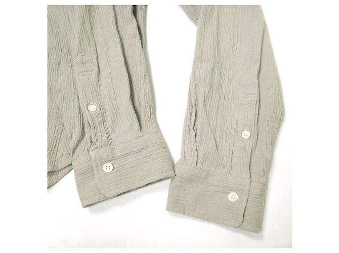 Autre Marque Camisa de algodón con cuello regular International Gallery BEAMS Gris - vista 6