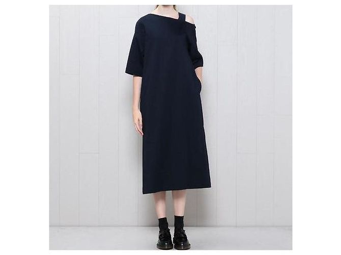 Autre Marque H BEAUTY&YOUTH 60 2 CTN Ein-Schulter-Einzelstück Kleid Schwarz - Ansicht 3