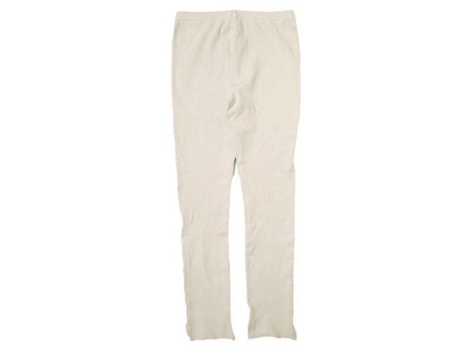 Autre Marque H BEAUTY&YOUTH LEGGINGS RIB Leggings de algodón Beige - vista 2