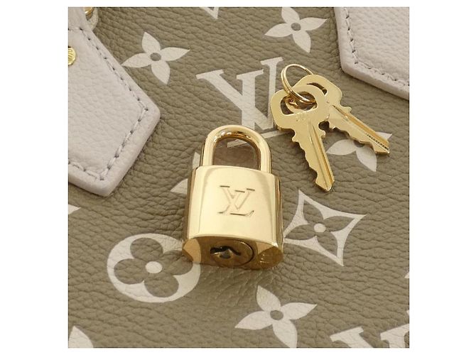Borsa Boston Speedy Bandoulière Monogram Empreinte (Primavera in Città) Louis Vuitton Beige - vista 3