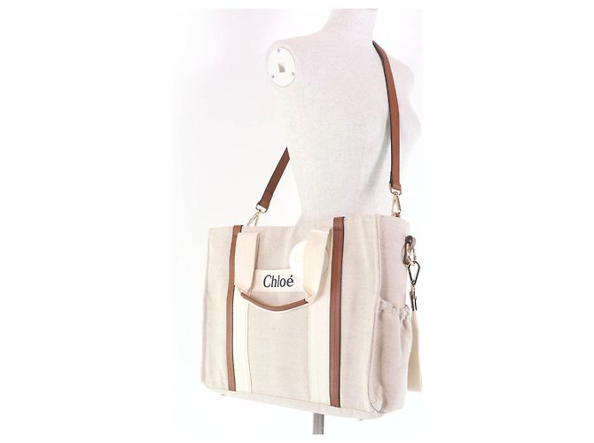 Chloé Chloe Tote Bag Jutetasche Beige - Ansicht 10
