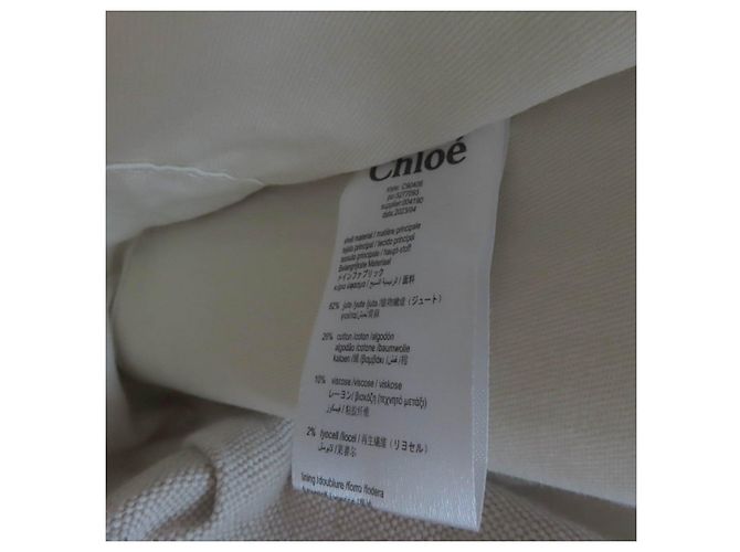 Chloé Chloe Tote Bag Jutetasche Beige - Ansicht 14