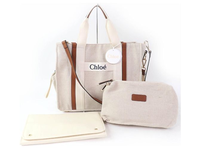 Chloé Chloe Tote Bag Jutetasche Beige - Ansicht 2