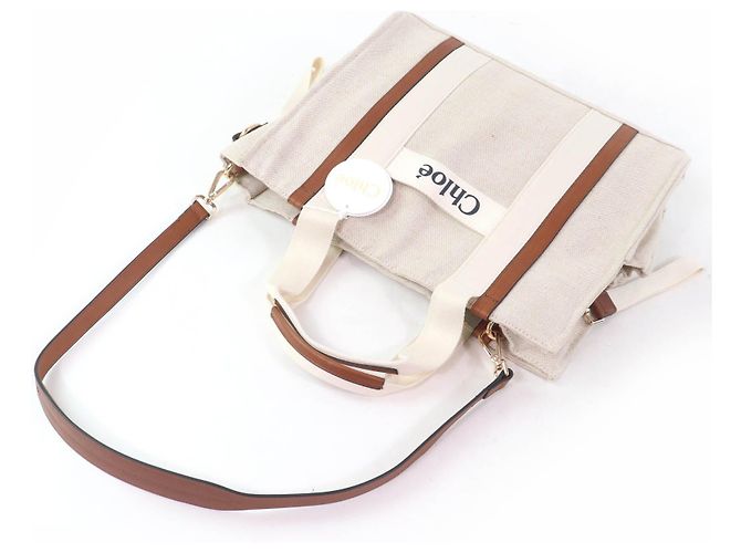 Chloé Chloe Tote Bag Jutetasche Beige - Ansicht 5