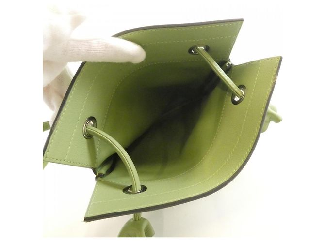 Borsa Aline Mini Hermès Verde - vista 7