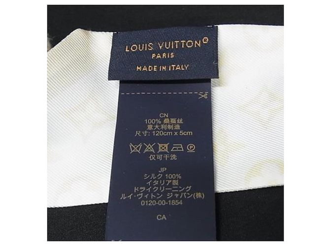 Sciarpa/Fascia LOUIS VUITTON Bandeau BB Rising Confidential Multicolore in Seta per Donne - vista 2