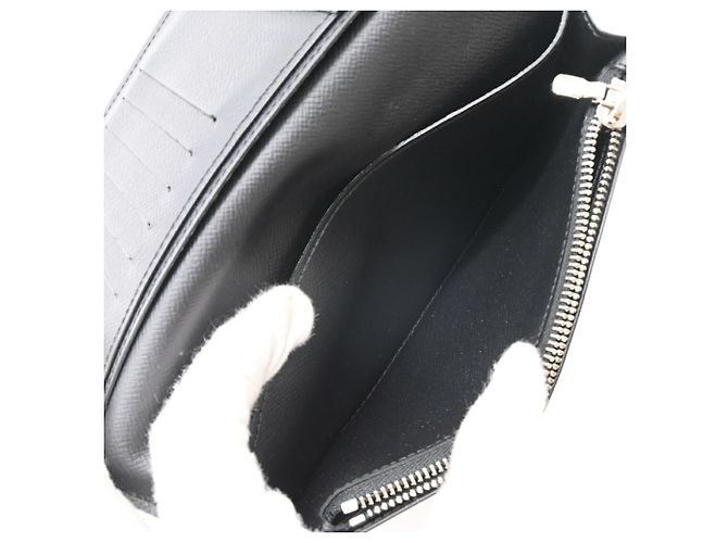 LOUIS VUITTON Portafoglio Bifold Long Brazza in Epi Nero e Nero, Uomo, - vista 10