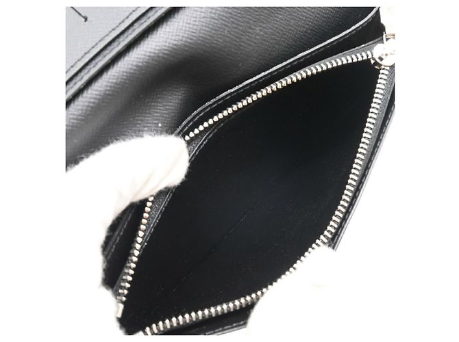 LOUIS VUITTON Portafoglio Bifold Long Brazza in Epi Nero e Nero, Uomo, - vista 12