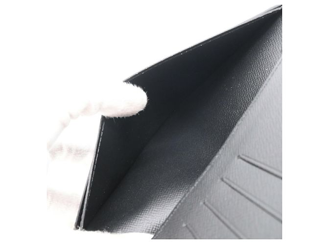 LOUIS VUITTON Portafoglio Bifold Long Brazza in Epi Nero e Nero, Uomo, - vista 13