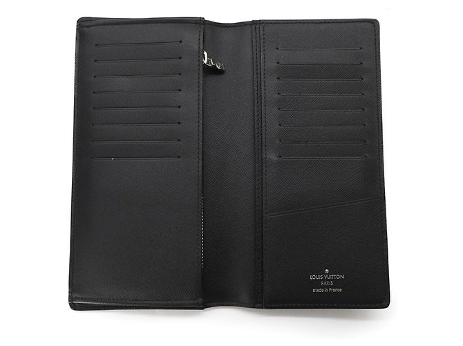 LOUIS VUITTON Portafoglio Bifold Long Brazza in Epi Nero e Nero, Uomo, - vista 7