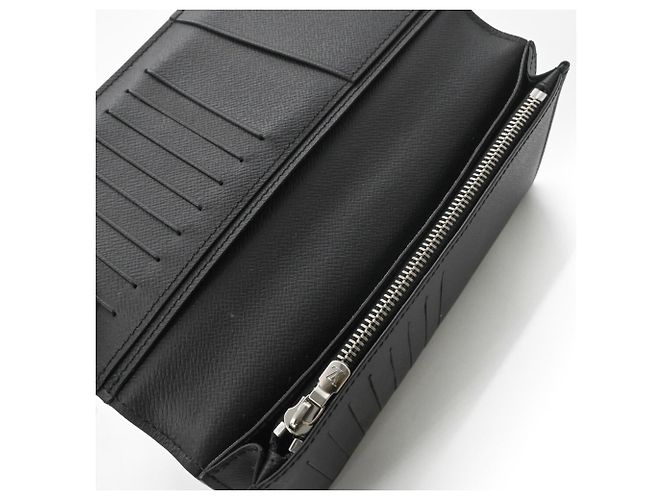 LOUIS VUITTON Portafoglio Bifold Long Brazza in Epi Nero e Nero, Uomo, - vista 9