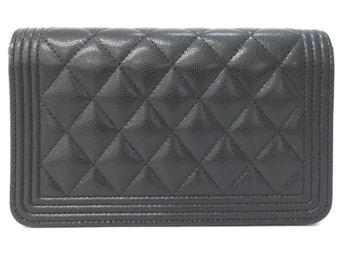 Cadena de billetera Chanel Boy Line Negro - vista 2