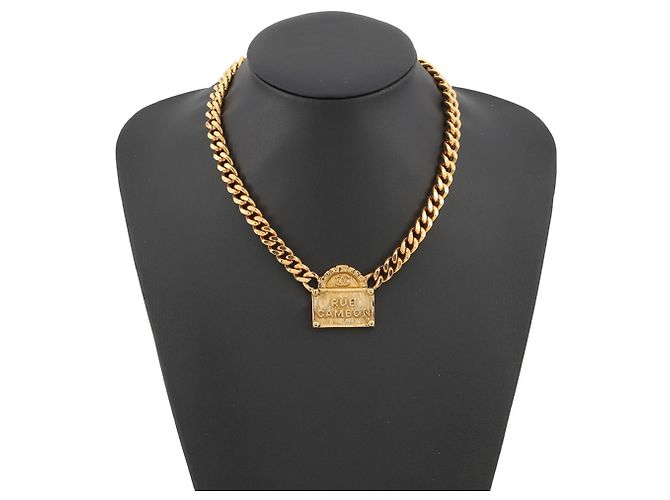 Collana CHANEL RUE CAMBON D'oro - vista 4